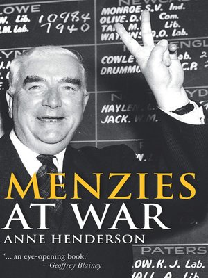 cover image of Menzies at War